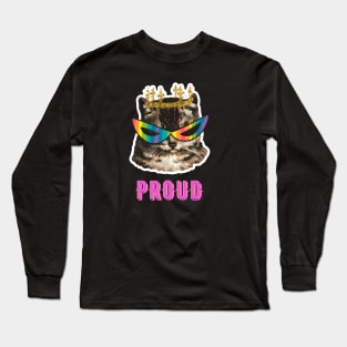 Proud Cat queer Long Sleeve T-Shirt